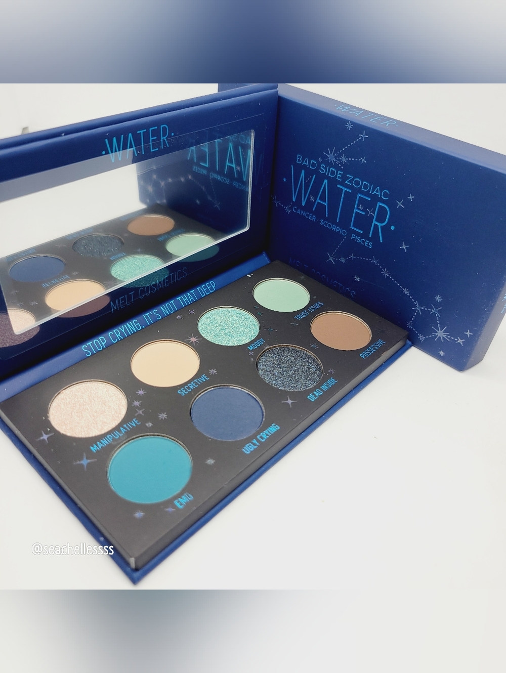 Bad Side Zodiac Melt Cosmetics Water Eyeshadow Palette Brand New in Box
